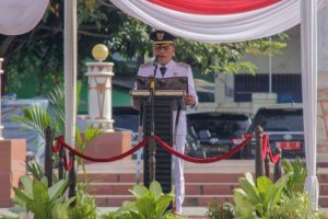 Advertorial : Pemkot Metro Gelar Upacara Bendera Hari Jadi Ke 88